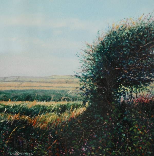 - a , Print by Nicholas Smith, measuring 13 x 13 cm (H x W) framed at 24 x 24 cm £15